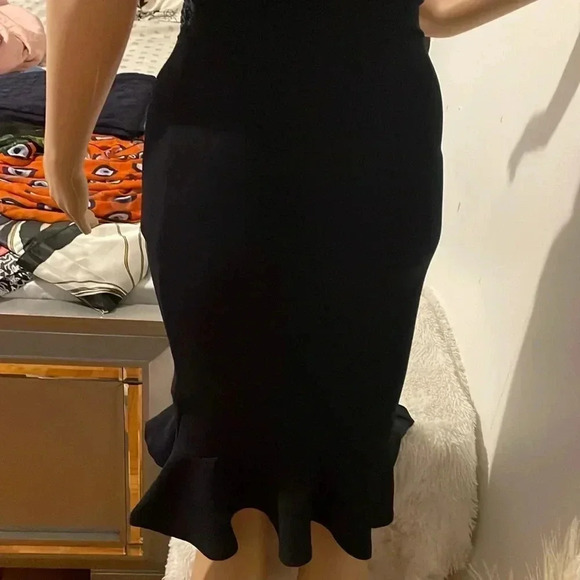 Lipsy navy sequin bodycon dress 12.flute hen lace evening - Picture 4 of 16